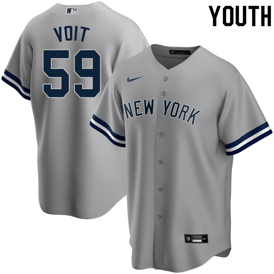 2020 Nike Youth #59 Luke Voit New York Yankees Baseball Jerseys Sale-Gray